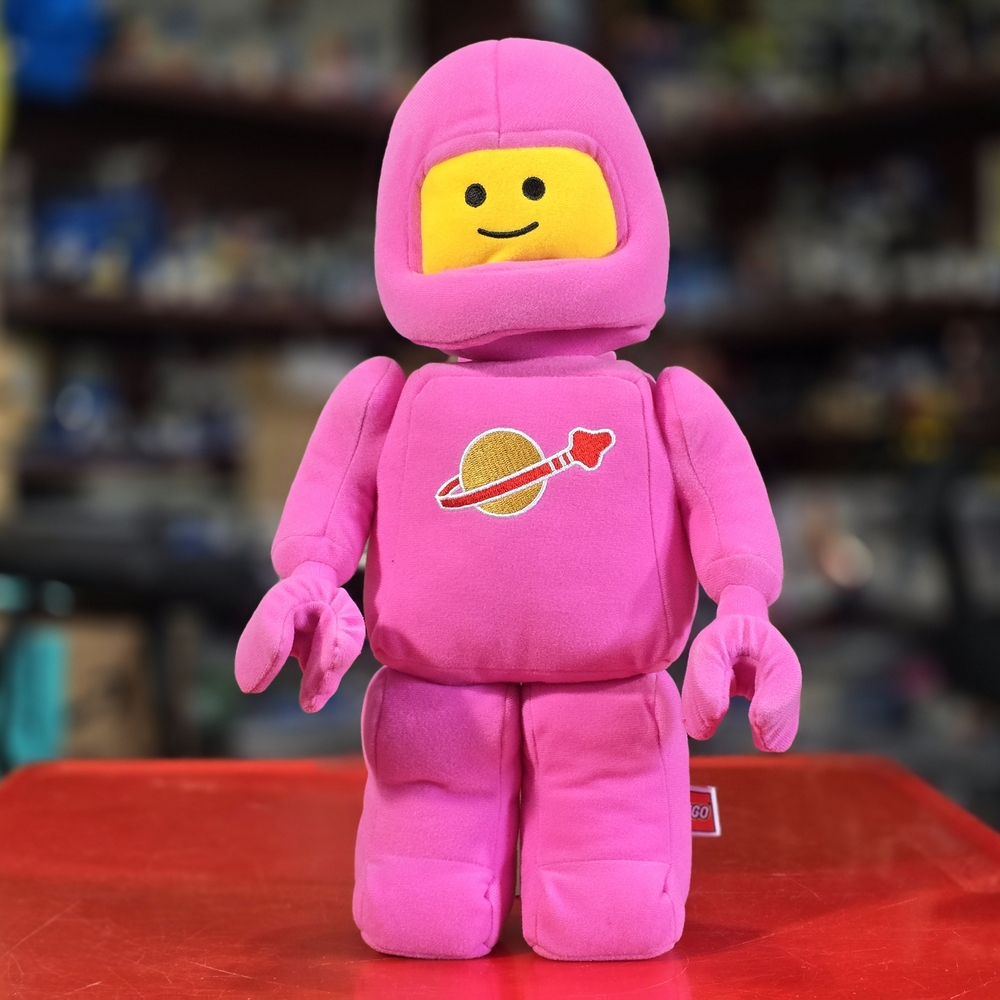 Lego Pink Plush Spaceman Stuffed Astronaut Classic Space 14-inch Tall Plushie